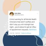 You might want to brush up on the Midnights album to prepare! 
•
•
#therapistlife #socialworkerlife #therapistproblems #privatepracticetherapy #counselingcommunity #antihero #tsmidnights #taylorswift